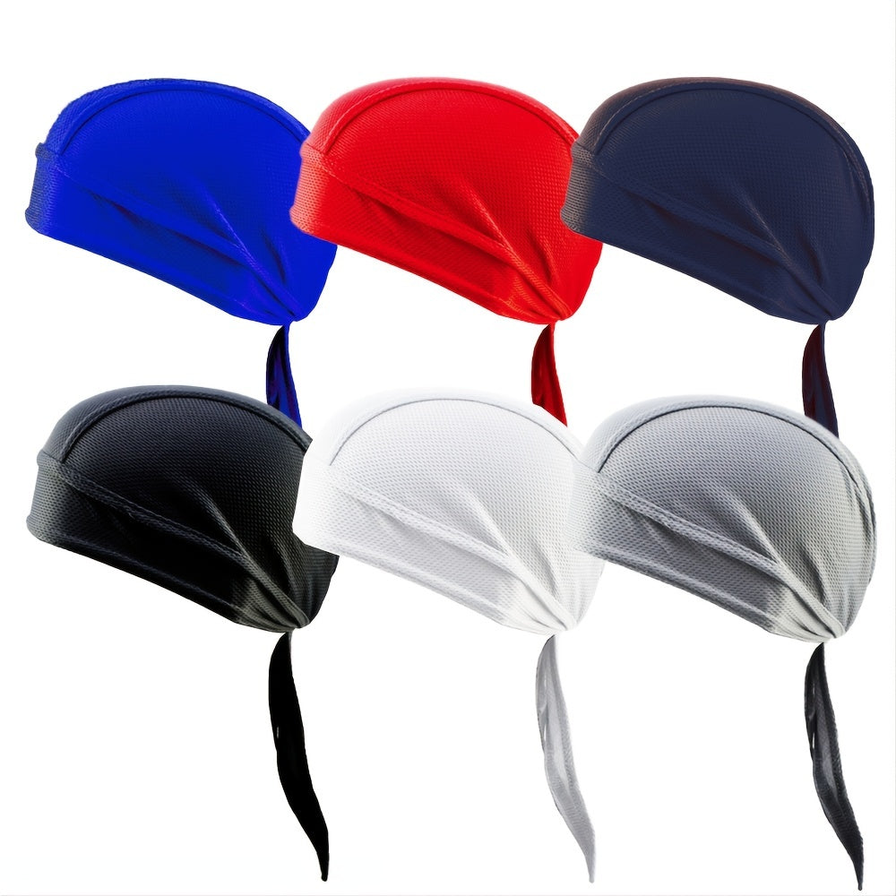Bonnet Cyclisme Homme Maille Respirante - Bandana Longue Queue Skull Cap