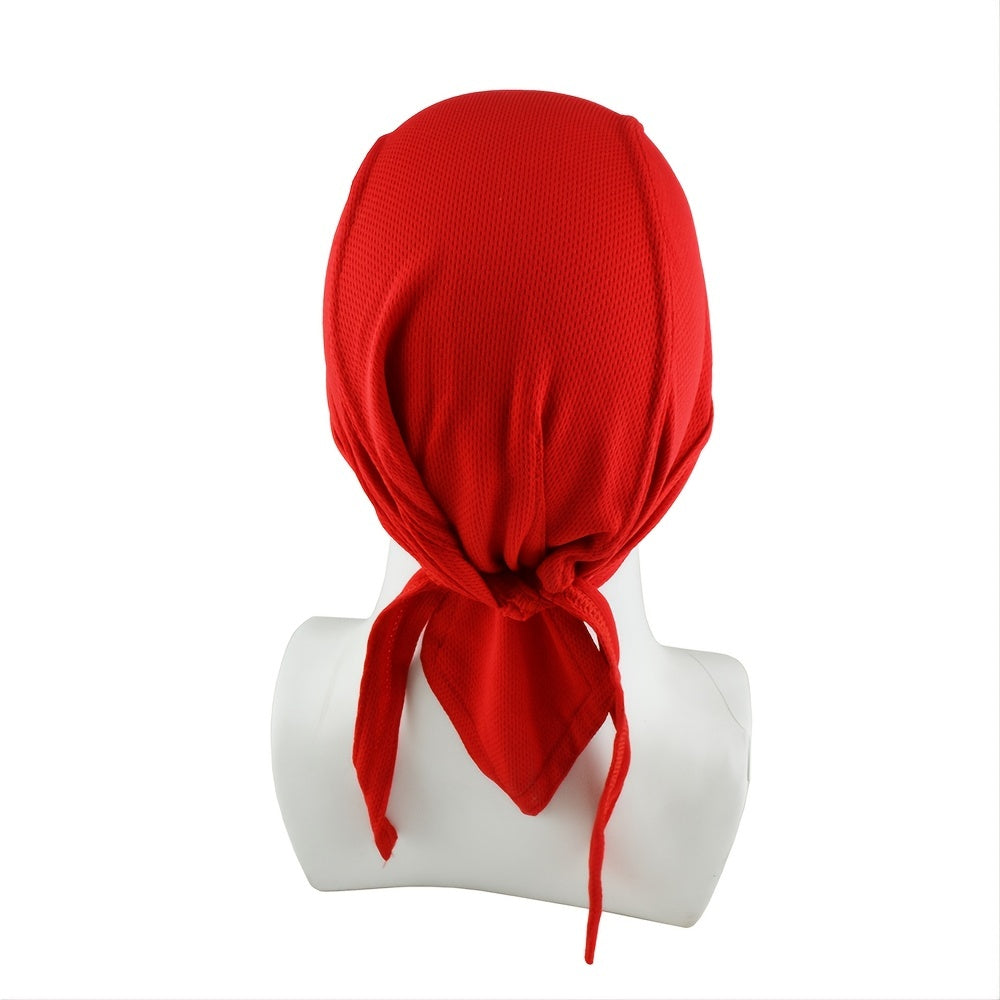 Bonnet Cyclisme Homme Maille Respirante - Bandana Longue Queue Skull Cap