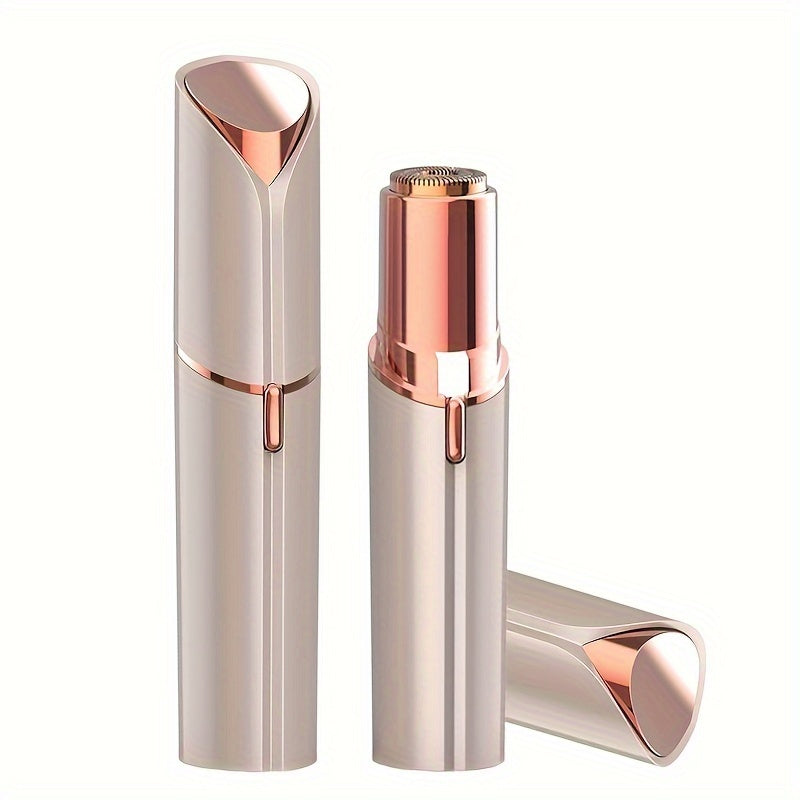 USB Rechargeable Facial Hair Remover - Painless Eyebrow Shaver for Women
