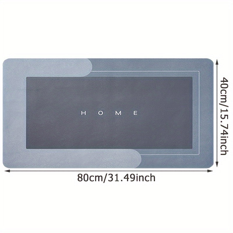 Tapis Sol Boue Diatomées Absorbant Antidérapant - Cuisine Salle Bain