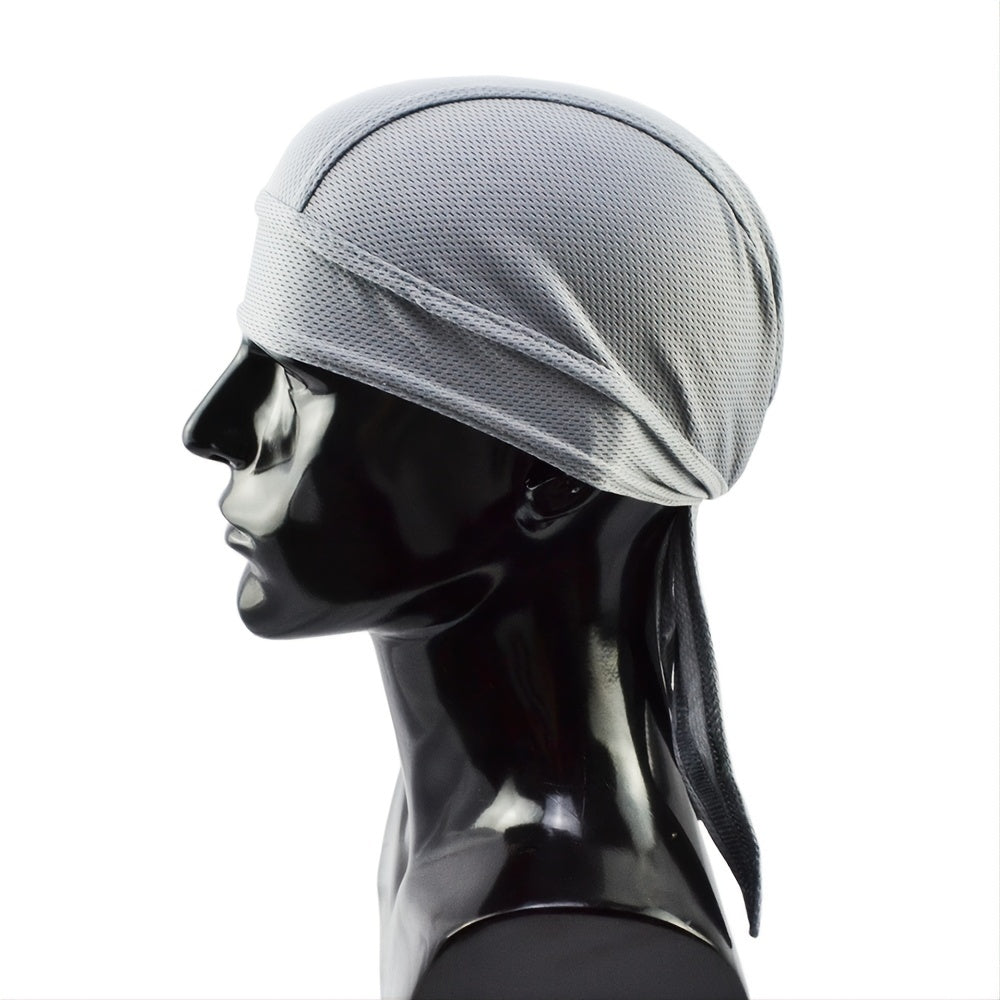 Bonnet Cyclisme Homme Maille Respirante - Bandana Longue Queue Skull Cap