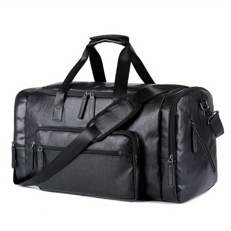 Sac de Voyage Duffel Homme - Bretelles Ajustables & Multiples Compartiments