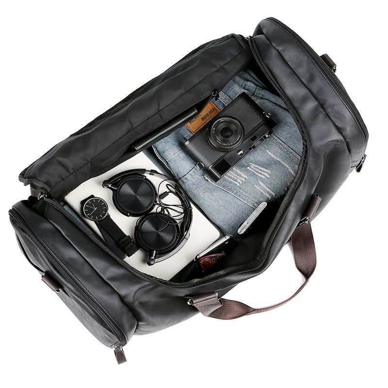 Sac de Voyage Duffel Homme - Bretelles Ajustables & Multiples Compartiments
