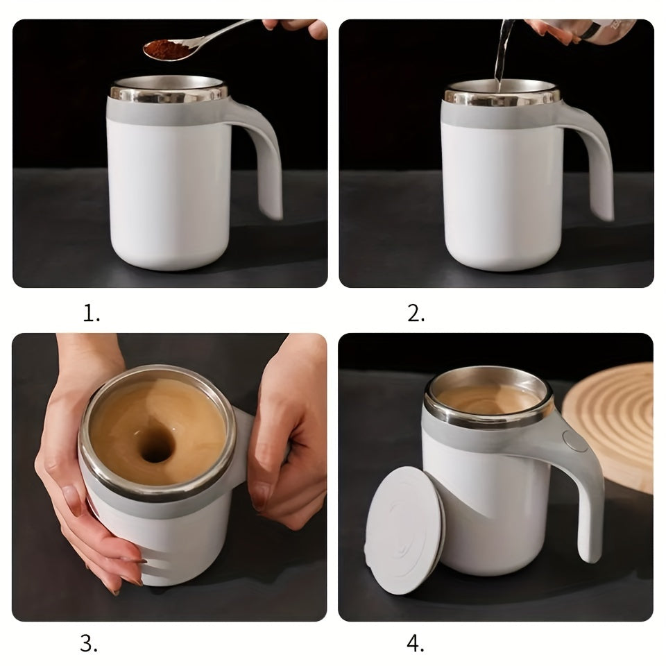 Tasse Mélangeur Automatique Électrique - Mug Café Magnétique Rotatif